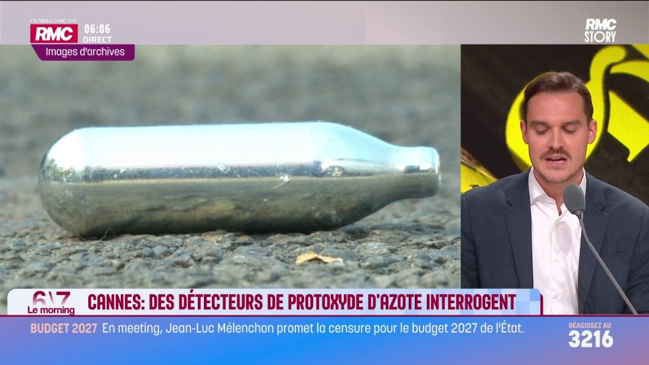 Cannes : Des détecteurs de protoxyde d'azote interrogent