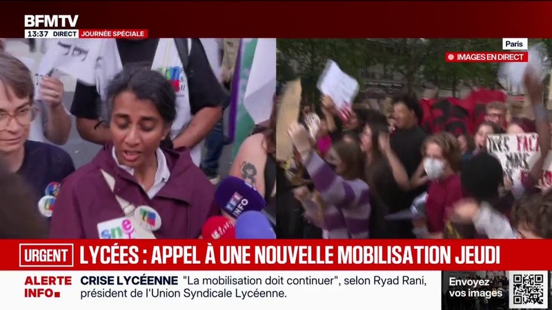 Le syndicat enseignant SNES-FSU dénonce des réponses "hors sol et lunaires" du ministre de l'Éducation