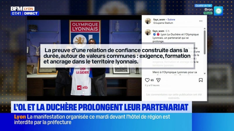 L'OL et la Duchère prolongent leur partenariat