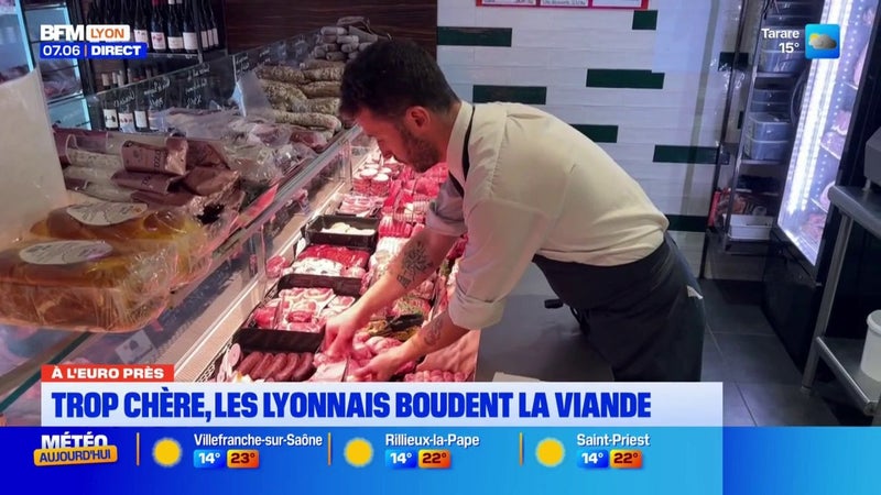 Trop chère, la viande boudée par les Lyonnais
