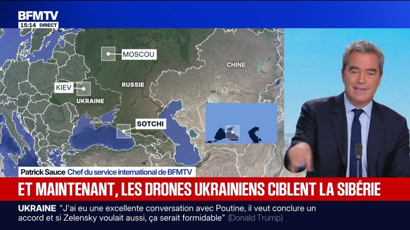 Guerre en Ukraine: Kiev a frappé la Sibérie avec des drones