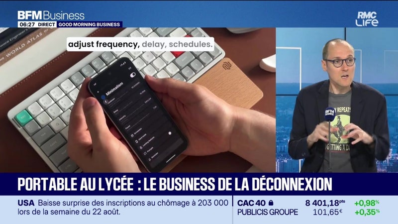 Culture IA : Portable au lycée, le business de la déconnexion, par Anthony Morel - 31/08