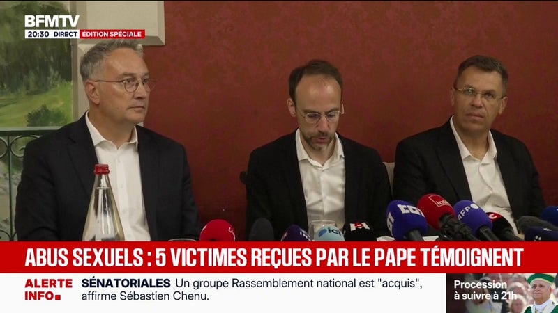 Visite du pape à Lourdes: cinq victimes d'abus sexuels ont été reçues par Léon XIV