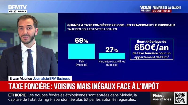 Taxe foncière: voisins mais inégaux face à l'impôt ?