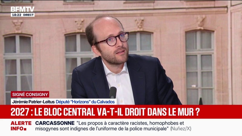 Jérémie Patrier-Leitus, député Horizons: "Est-ce qu'on peut matériellement organiser une primaire? Nous, on pense que non"