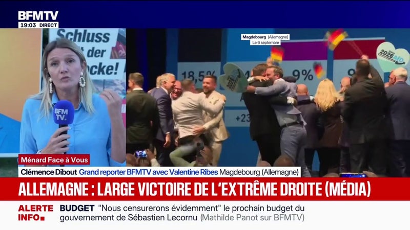 Allemagne: très large victoire de l'extrême droite à l'élection régionale en Saxe-Anhalt