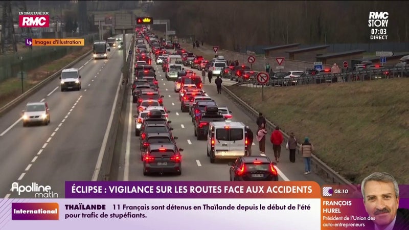 Eclipse : Vigilance sur les routes face aux accidents