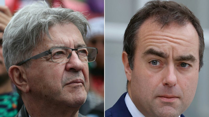 "Quel lamentable politicien": virulente passe d'armes entre Sébastien Lecornu et Jean-Luc Mélenchon sur les violences en marge du 17 octobre