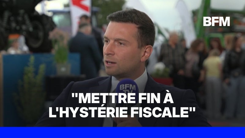 Jordan Bardella veut supprimer 120 taxes et impôts en cas de victoire du RN