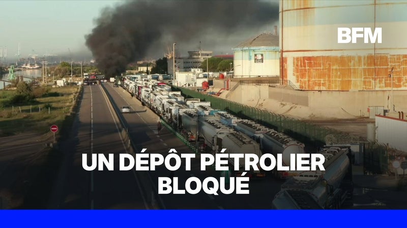 Un dépôt pétrolier bloqué à Fos-sur-Mer par des pêcheurs face à la hausse du carburant