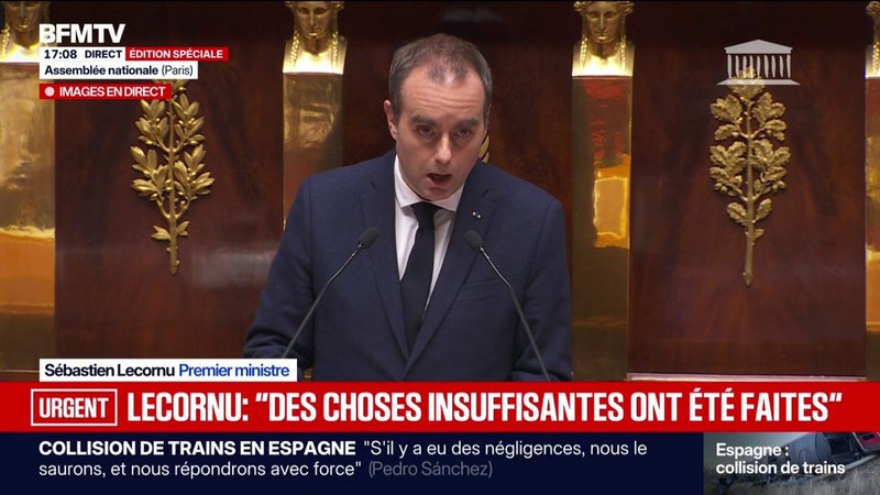 "Nous devons des réponses" aux lycéens, déclare Sébastien Lecornu à l’Assemblée nationale