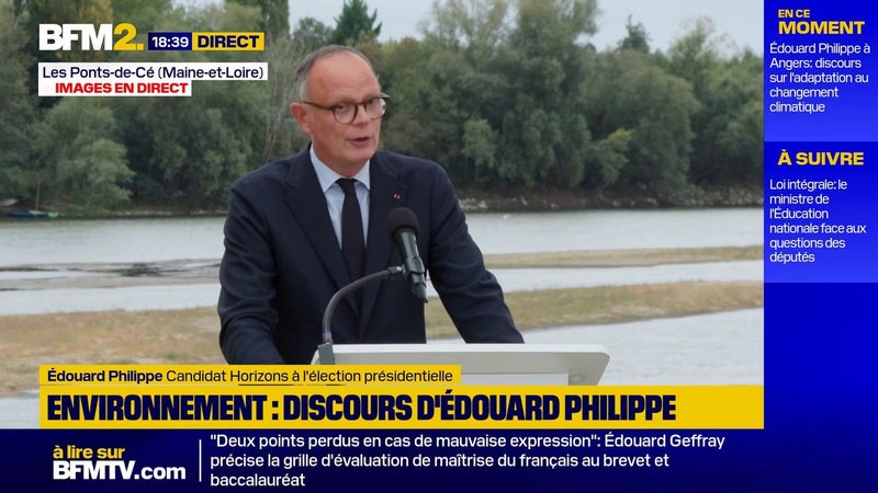Agriculture: "Nous allons stocker l'eau", plaide Édouard Philippe qui veut le faire "plus qu’avant, mieux qu’avant"