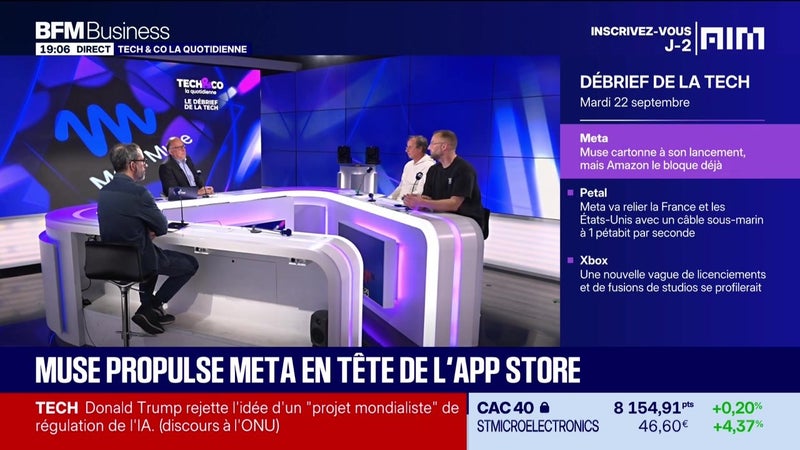 Muse propulse Meta en tête de l'App Store - 22/09