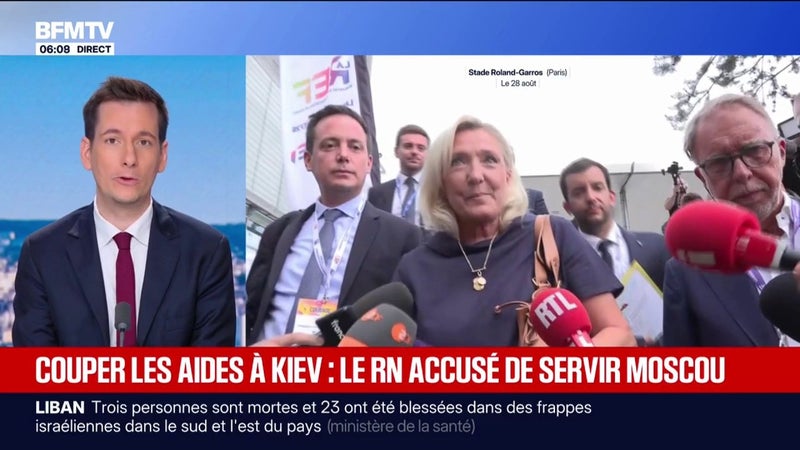 Présidentielle: le RN parle "de couper le robinet" à l'Ukraine en cas de victoire en 2027, ses adversaires l'accusent de "servir la Russie"