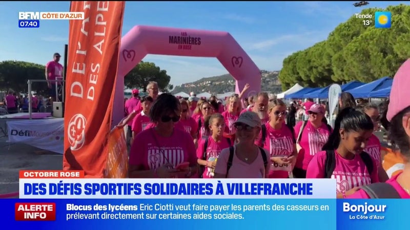 Octobre Rose : 15 000 euros récoltés à Villefranche-sur-Mer pour la lutte contre le cancer du sein