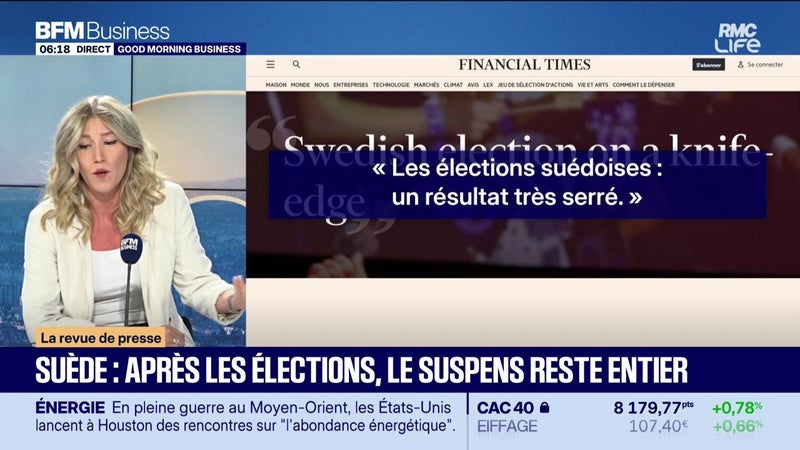 Le Monde qui bouge : la revue de presse : Suède, le suspens reste entier après les élections - 14/09