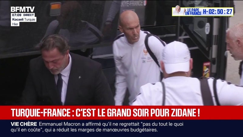 Équipe de France: le grand soir pour Zinédine Zidane