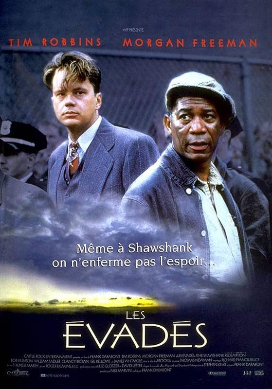 Affiche du film Les évadés 