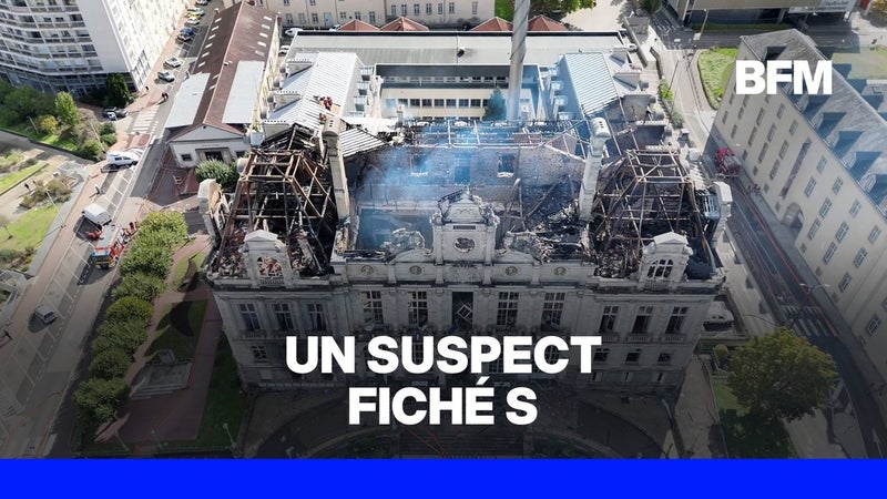 Mairie de Limoges incendiée: le suspect interpellé fiché S pour son appartenance à l'ultragauche