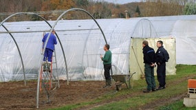 La formation ferme-école à la prison de Mauzac, en Dordogne, le 10 décembre 2009. 