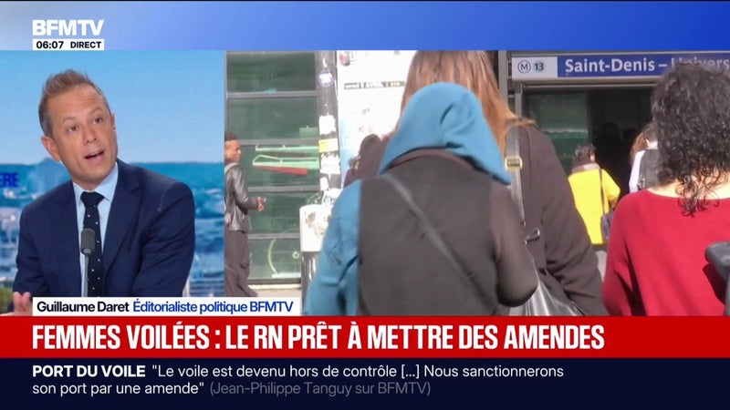 Le RN veut "sanctionner le port du voile" par une amende