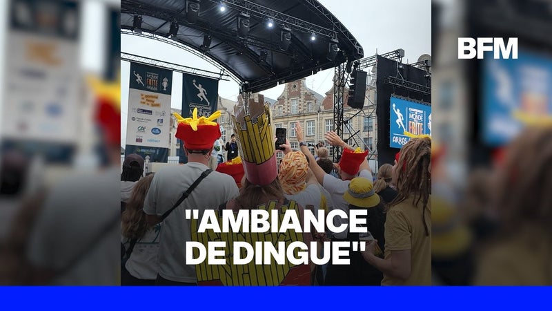 "Les meilleurs fritiers du monde": ambiance de fête au Championnat du monde de la frite à Arras