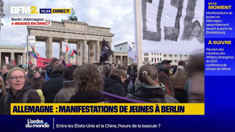 Manifestations : la jeunesse se mobilise aussi en Allemagne