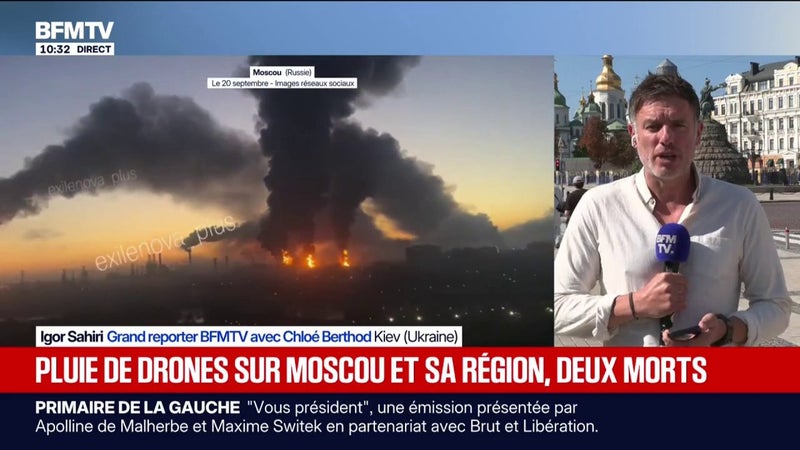 Attaque de drones sur Moscou: au moins deux morts dans les frappes ukrainiennes