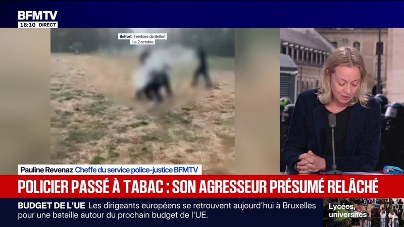 Policier passé à tabac à Belfort: son agresseur présumé remis en liberté
