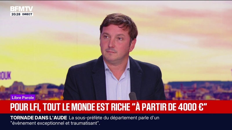 "Il n'y a pas de haine des riches dans ce pays", estime Aurélien Taché, député LFI