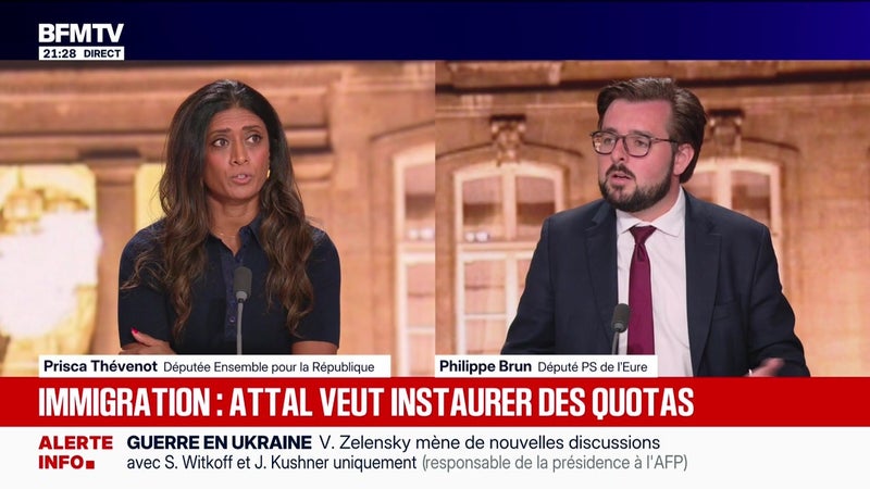 Immigration : Attal veut instaurer des quotas – 06/09