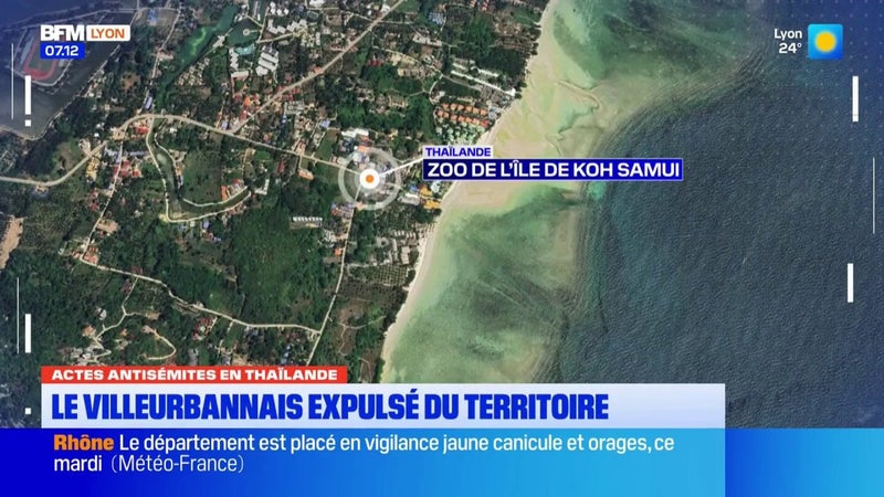 Actes antisémites en Thaïlande : un Villeurbannais expulsé du territoire