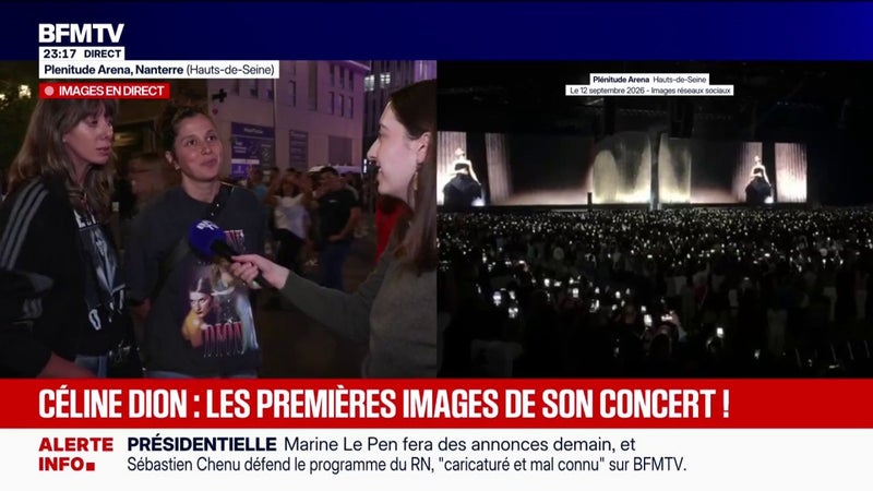 "Exceptionnel": les premières réactions des fans à la sortie du concert de Céline Dion