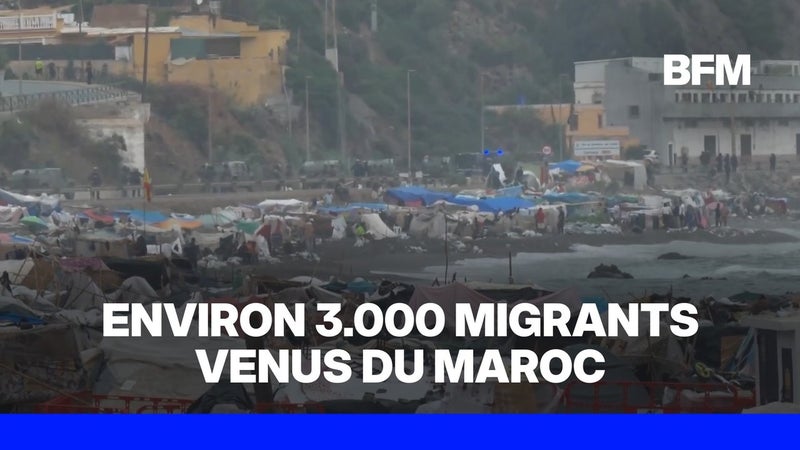 Ceuta: un camp de migrants évacué avant la visite des souverains espagnols