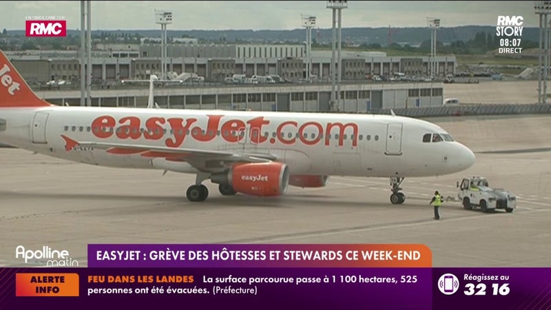 Easyjet : Grève des hôtesses et stewards ce week-end