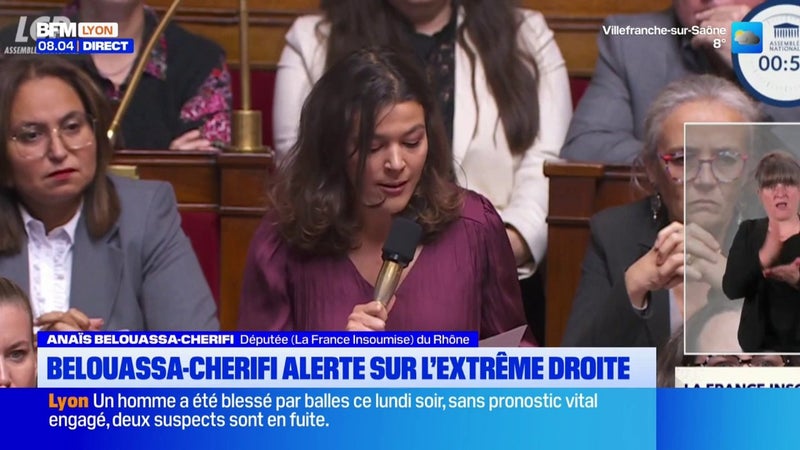 Anais Belouassa-Cherifi alerte sur l'extrême droite