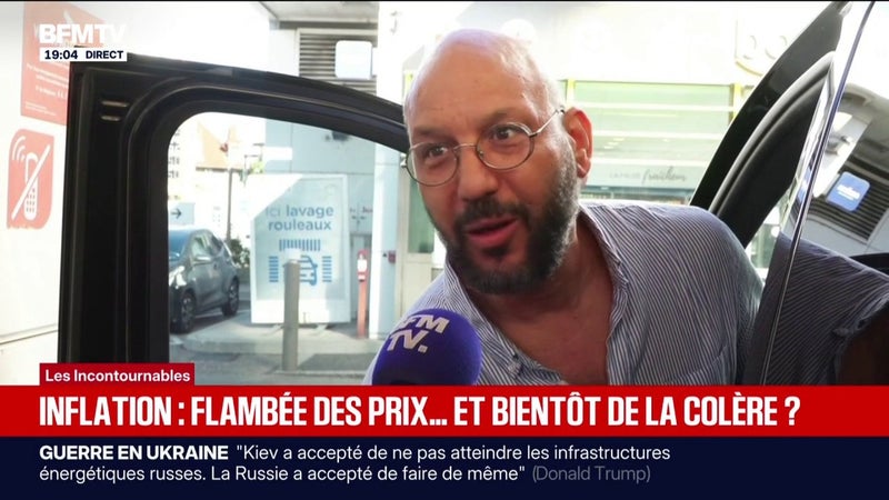 Hausse des carburants et inflation: "Dans deux semaines, j'arrête l'activité, je n'en peux plus", assure ce chauffeur VTC