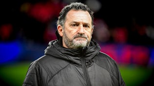 Eric Olhats avant un match contre le PSG au Parc des Princes, le 27 janvier 2019