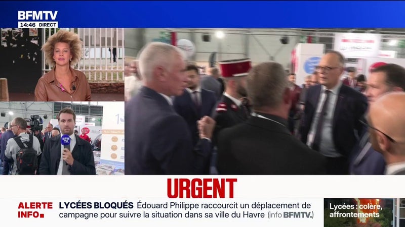Colère lycéenne: Édouard Philippe écourte son déplacement en Haute-Savoie pour suivre la situation au Havre