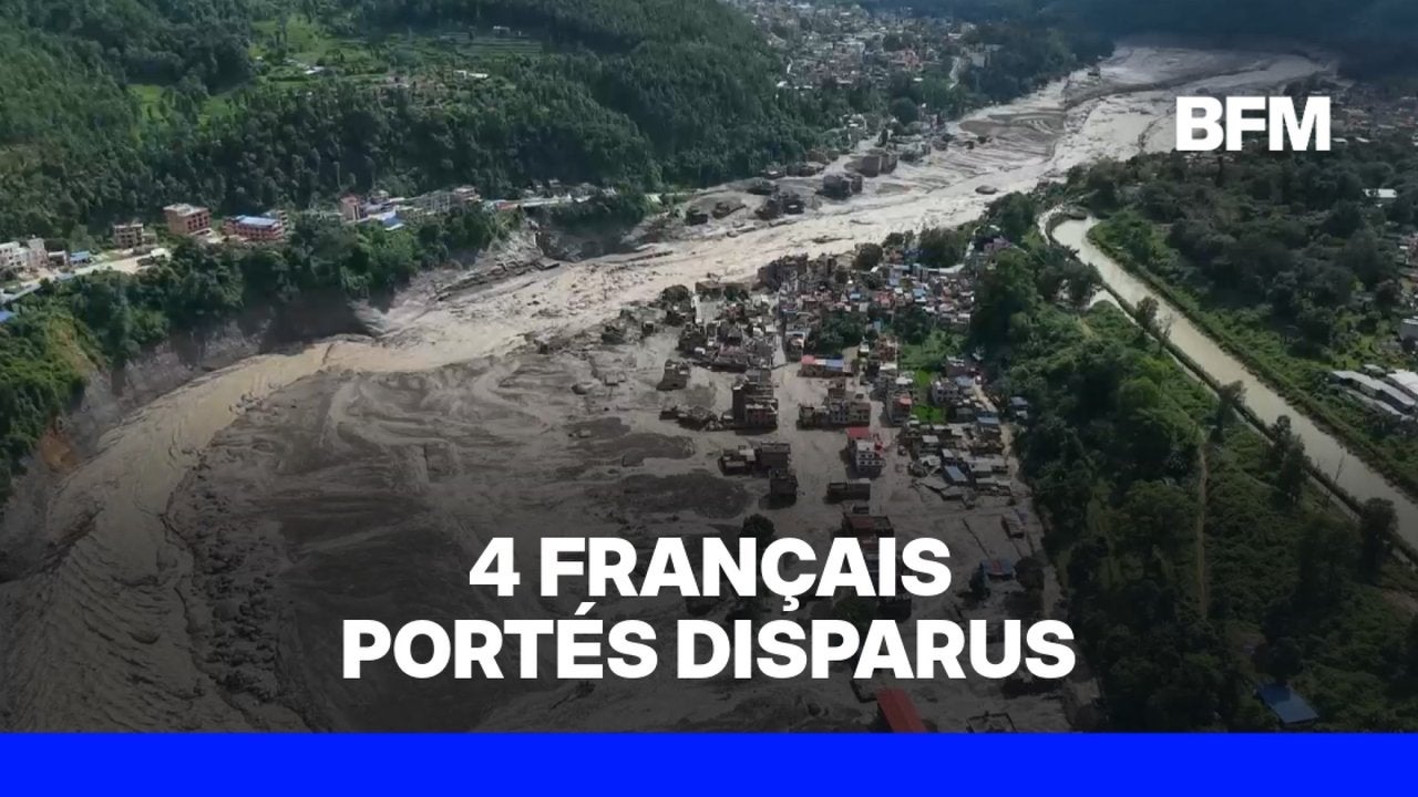 Népal: quatre Français portés disparus dans les inondations