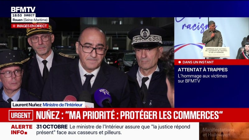 Manifestation du 31 octobre: "Je ne vois pas en quoi manifester sur le boulevard des Maréchaux est attentatoire aux libertés", déplore Laurent Nuñez après l'autorisation du parcours Bastille-Nation à Paris
