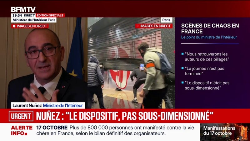 Mobilisations du 17 octobre: "On ne déclenchera pas l'état d'urgence", déclare le ministre de l’Intérieur Laurent Nuñez