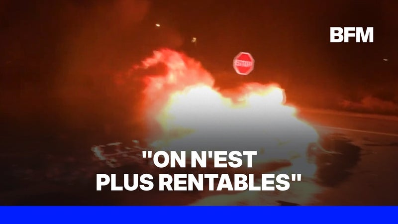 Le dépôt pétrolier de Frontignan, dans l'Hérault, bloqué par des pêcheurs pour protester contre la hausse des prix du carburant