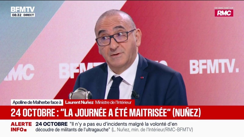"Dans les jours qui viennent, la situation ne va pas vraiment changer": Laurent Nuñez indique que les couvre-feux vont se poursuivre, à l'appréciation des préfets et des maires