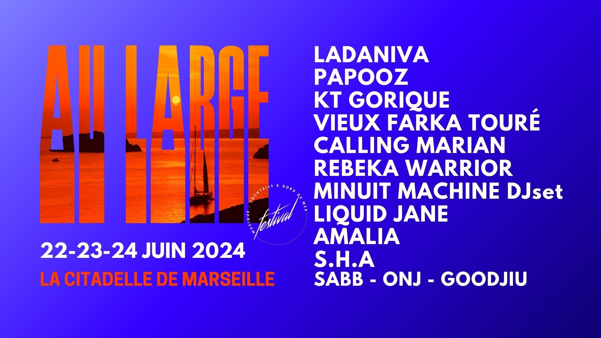 A gagner : vos places pour le Au Large Festival