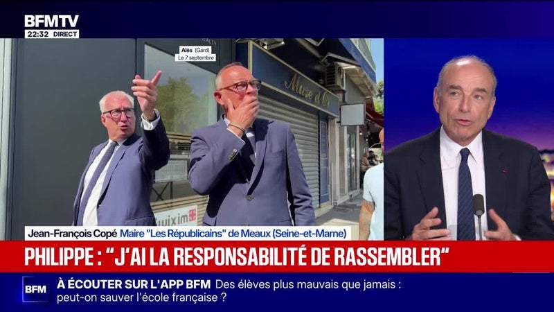Philippe : "J'ai la responsabilité de rassembler" - 08/09