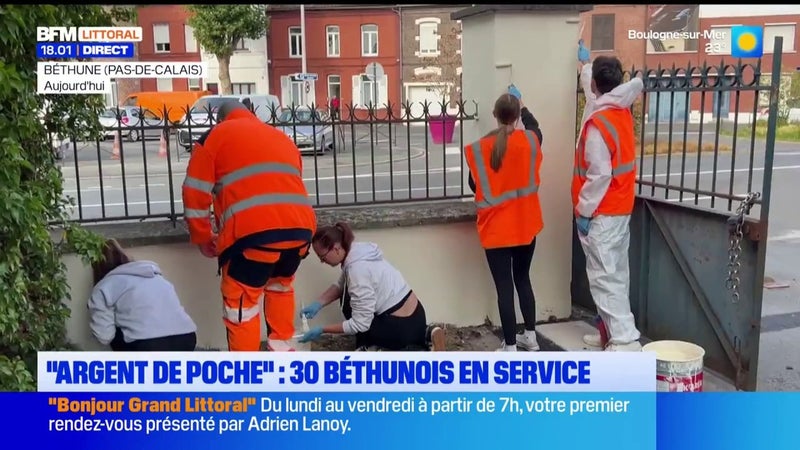 A Béthune, 30 béthunois en service pour un peu d'argent de poche