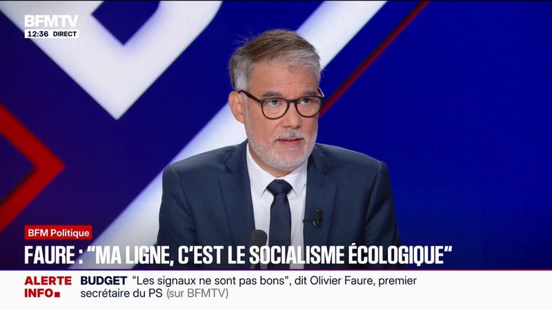 Présidentielle: "Il n'y a pas d'accord" avec Jean-Luc Mélenchon, assure Olivier Faure, premier secrétaire du Parti socialiste et candidat à la primaire Sociali