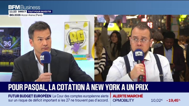 Pour Pasqal, la cotation à New York a un prix