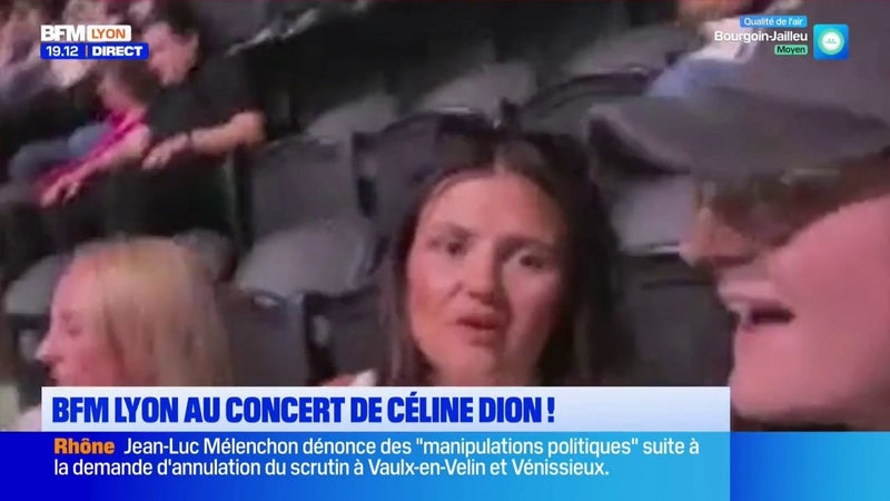 BFM Lyon pousse la chansonnette au concert de Céline Dion !